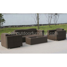 Knock Down Sofa de rotin meubles extérieurs